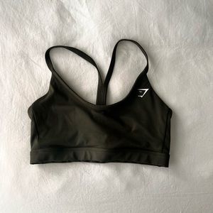 Gymshark Sports Bra in Army Green (XS)